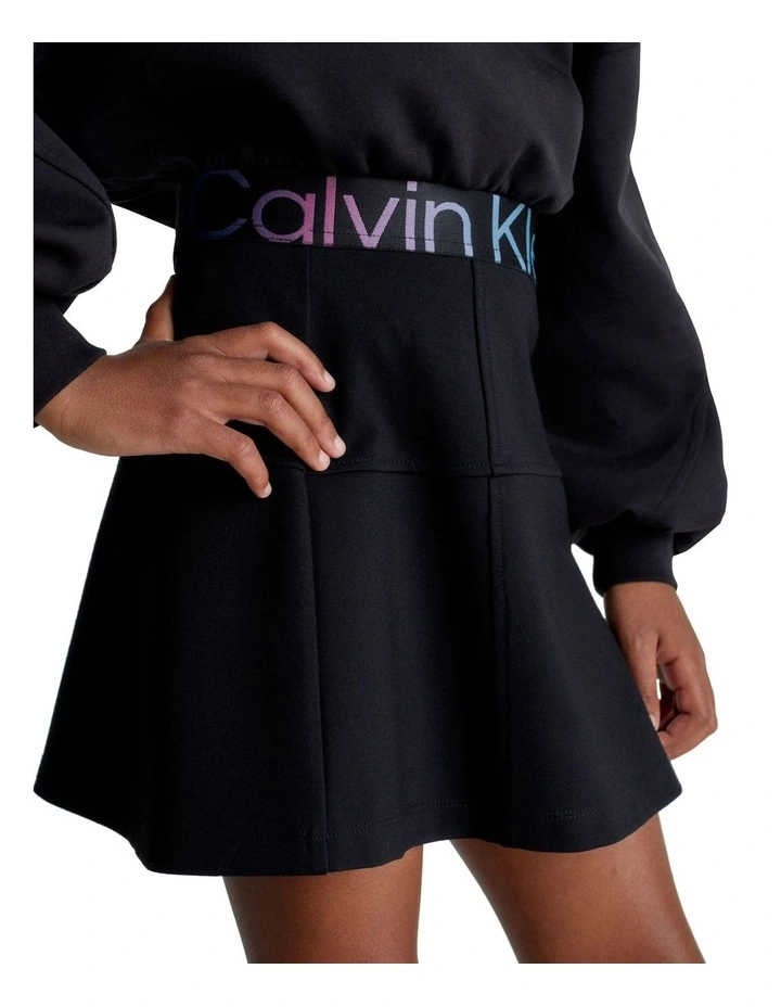 Punto Tape Skirt in Black image 3