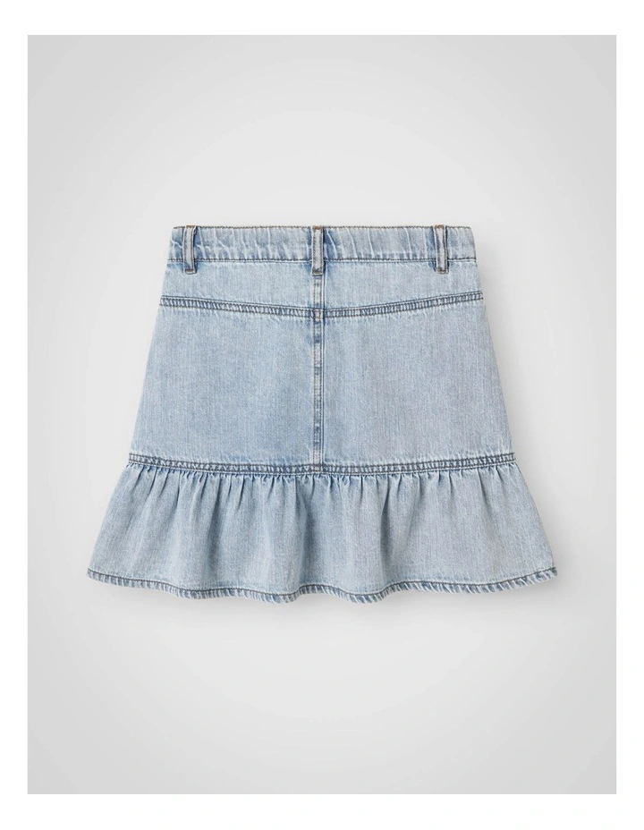 Nynne Denim Skirt in Light Blue image 2