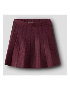Sonia Knit Skirt in Burgundy
