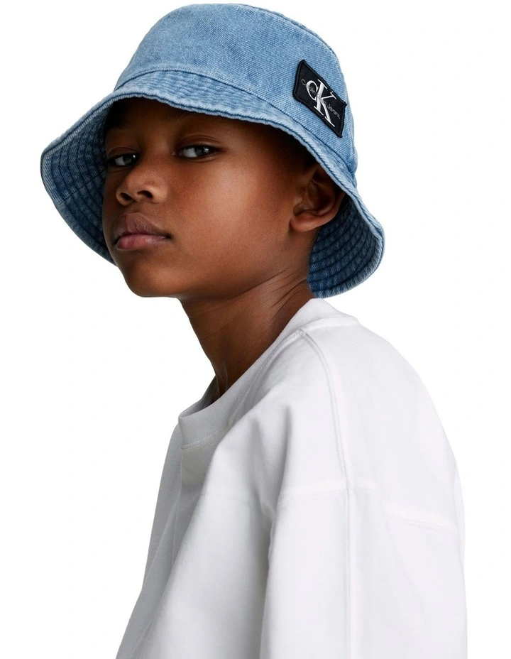 Calvin Klein Jeans Kids Unisex Bucket Hat in Denim MYER