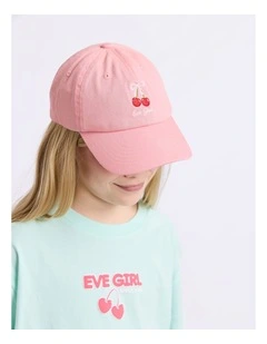 Cherry Cap (8-16 Years) in Pink