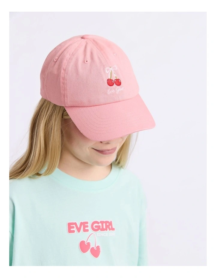 Cherry Cap (8-16 Years) in Pink image 1
