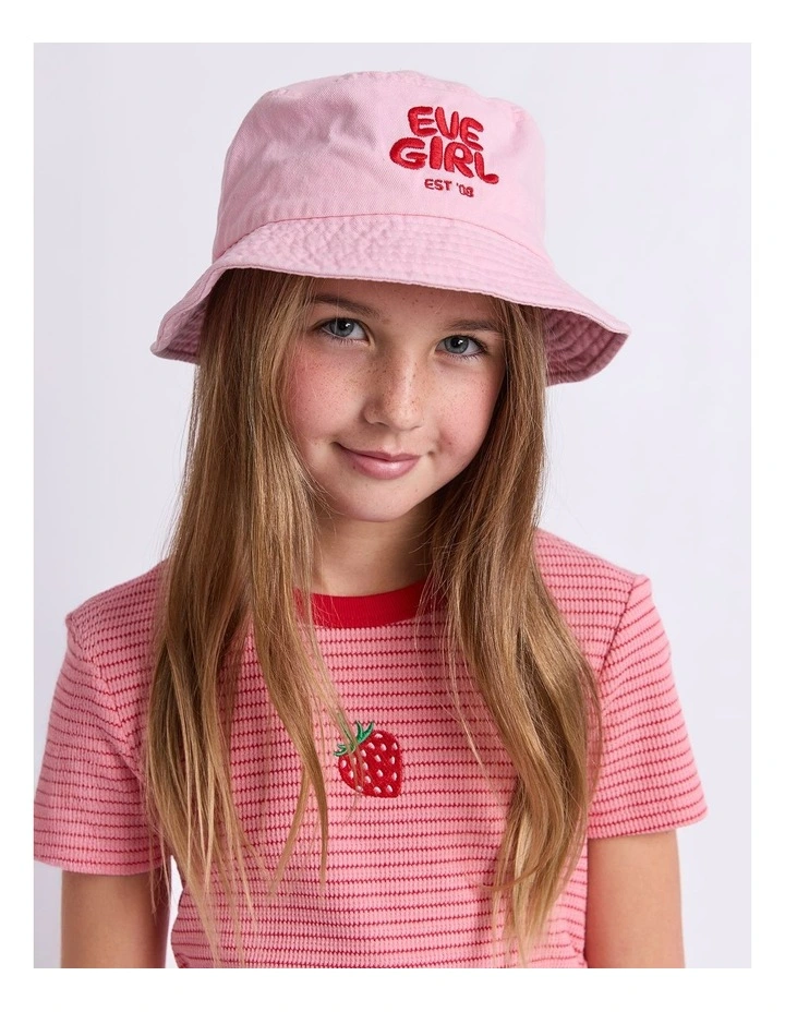 Sports Club Bucket Hat (8-16 Years) in Pink image 2