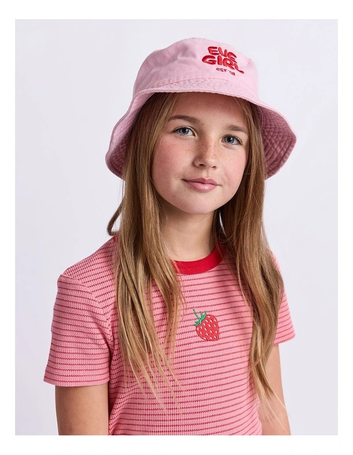 Sports Club Bucket Hat (8-16 Years) in Pink image 5