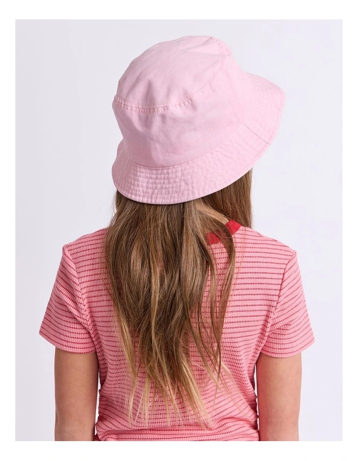 Sports Club Bucket Hat (8-16 Years) in Pink image 6
