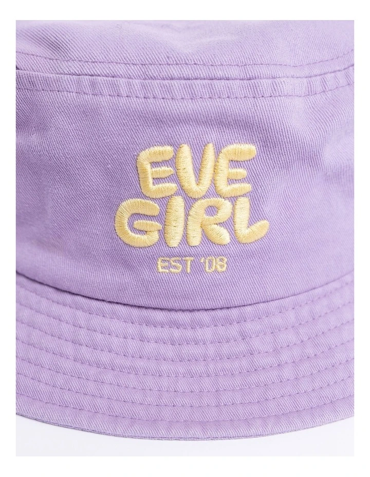Sports Club Bucket Hat (8-16 Years) in Lavender image 3