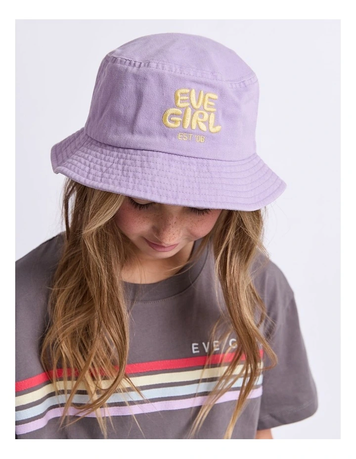Sports Club Bucket Hat (8-16 Years) in Lavender image 5