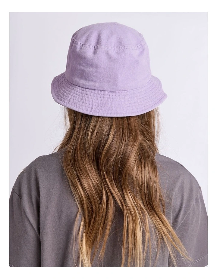 Sports Club Bucket Hat (8-16 Years) in Lavender image 6