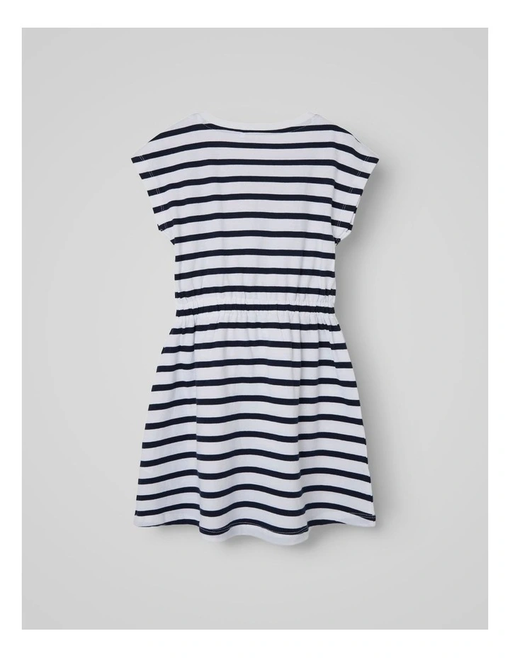 Mie Striped Dress in Dark Sapphire image 2