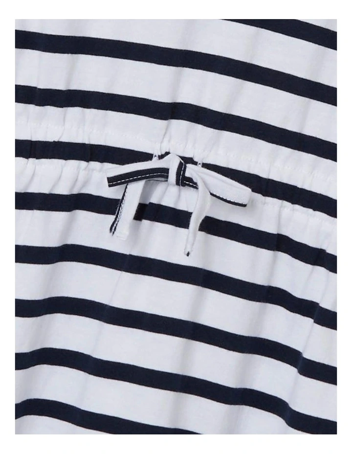 Mie Striped Dress in Dark Sapphire image 3