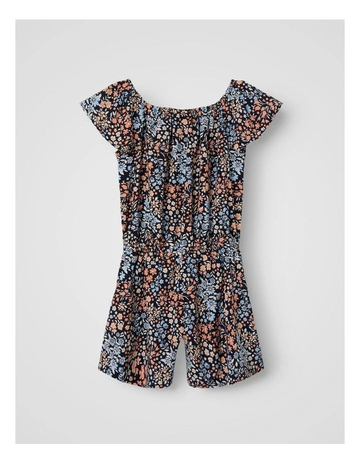 Vinaya Printed Playsuit in Blue image 2