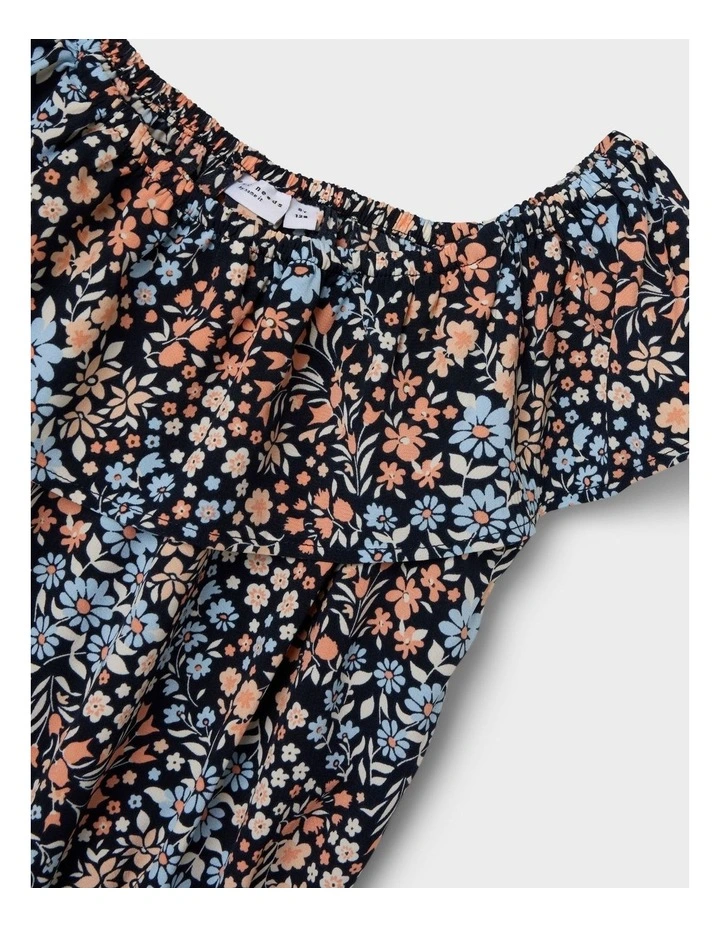 Vinaya Printed Playsuit in Blue image 3