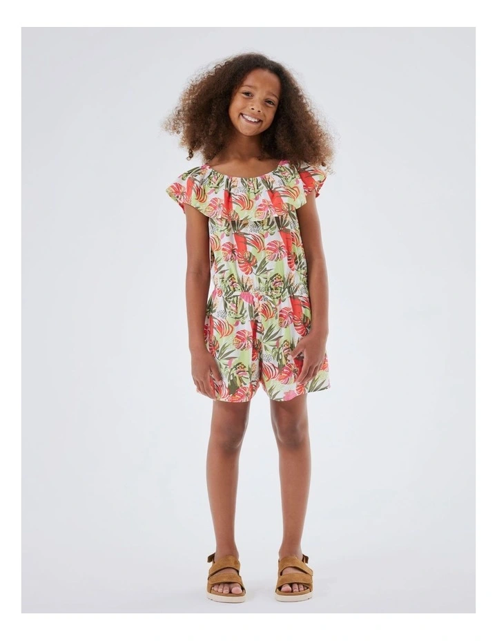 Vinaya Printed Playsuit in Multi image 3