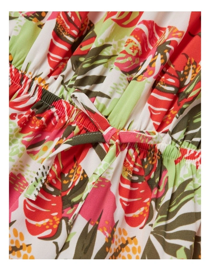 Vinaya Printed Playsuit in Multi image 4