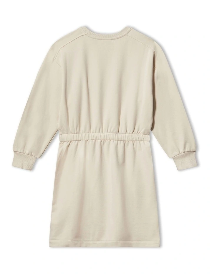 GIRLS 8-16 Glitter Monologo HWK Dress in Turtledove image 2