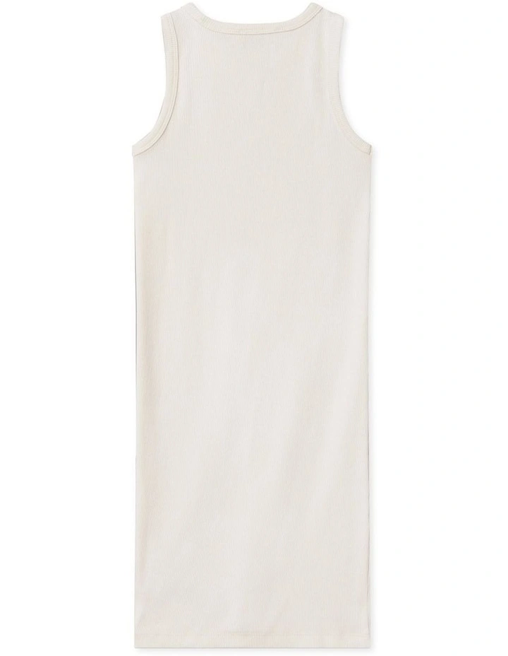 Slim Ribbed Sleeveless Dress (8-16 years) image 2