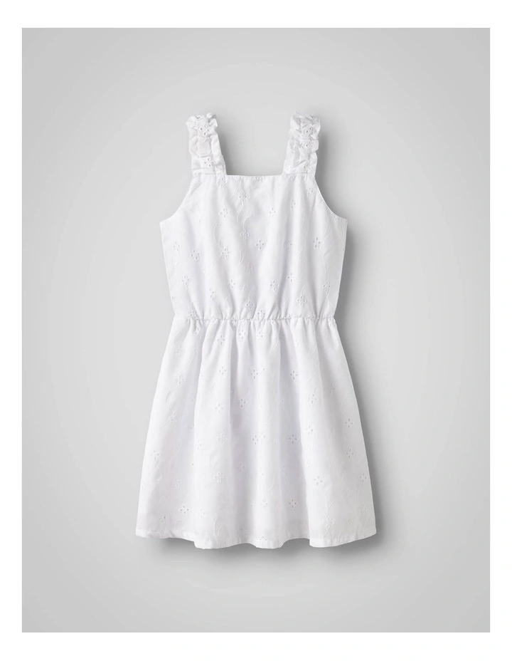 Violeta Floral Dress in Bright White image 1