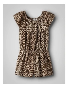 Vinaya Playsuit in Navy AOP