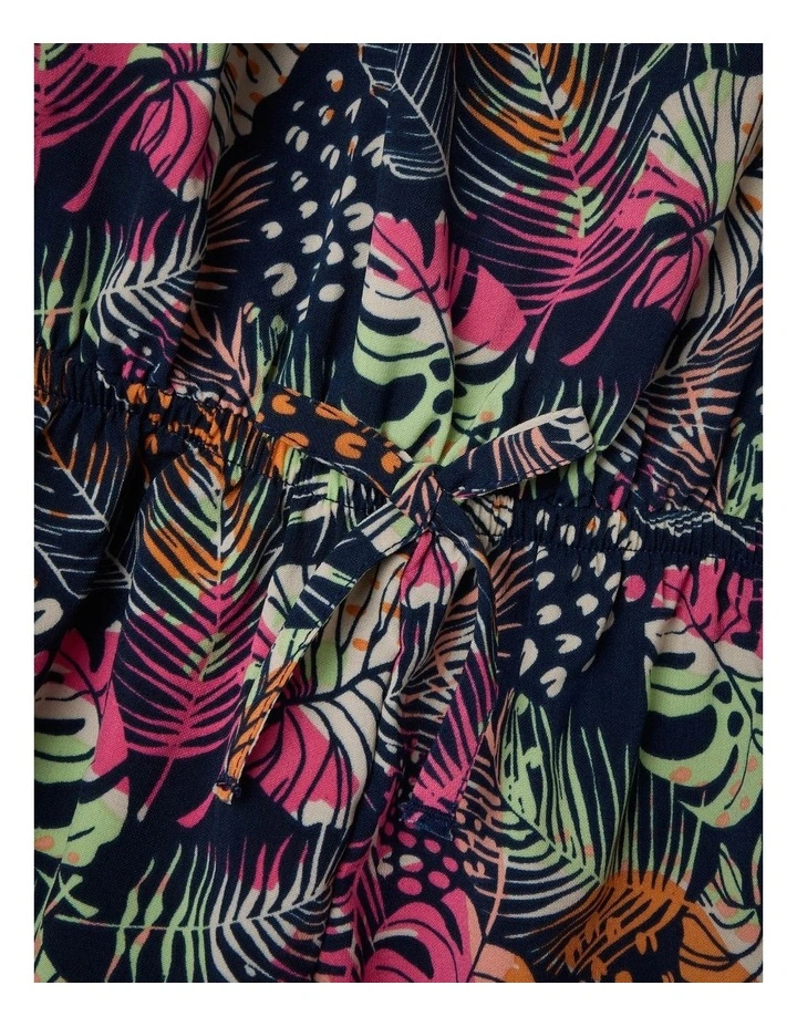 Vinaya Playsuit in Navy AOP image 3