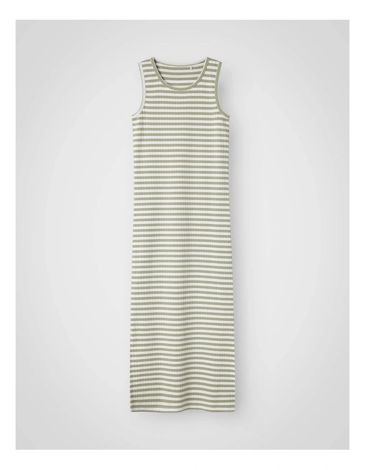 Suraja Stripe Maxi Dress in Green image 1