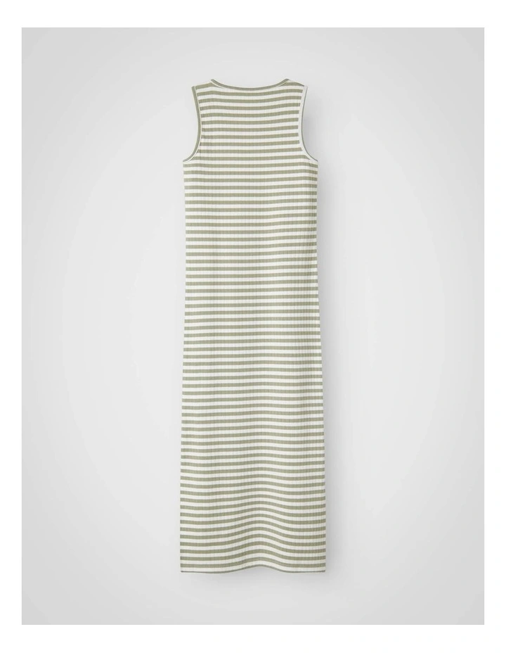 Suraja Stripe Maxi Dress in Green image 2
