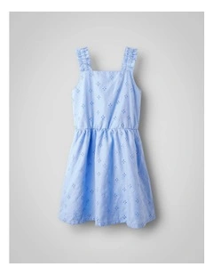 Violeta Floral Dress in Blue