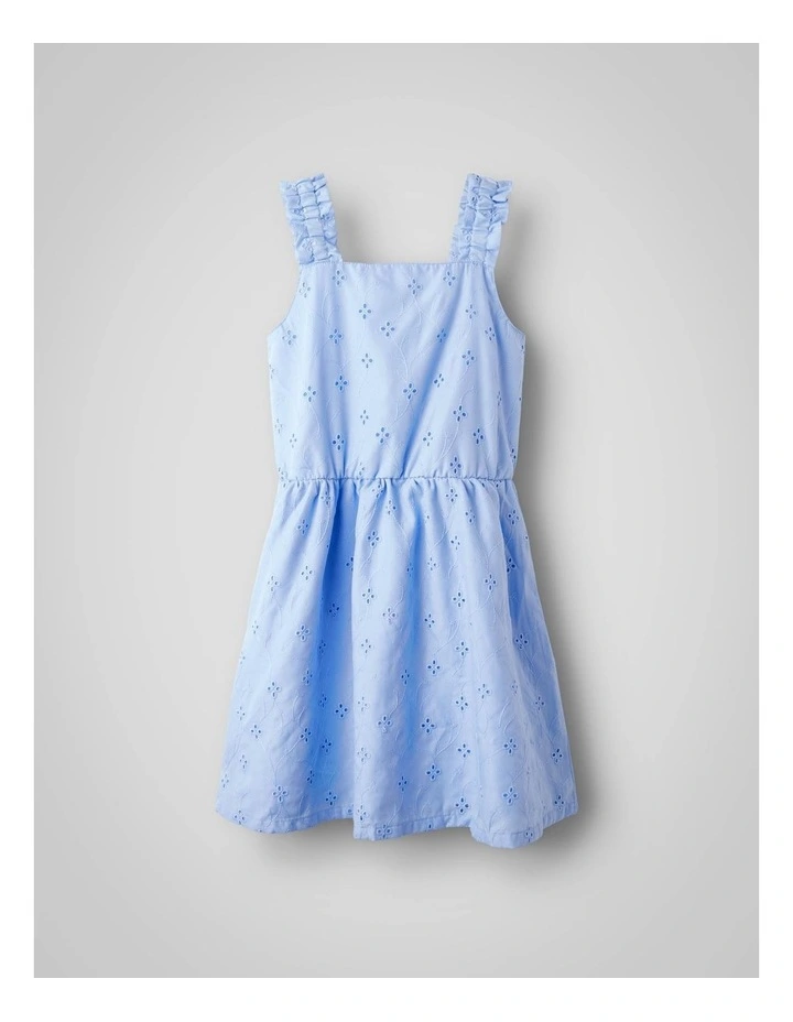 Violeta Floral Dress in Blue image 1