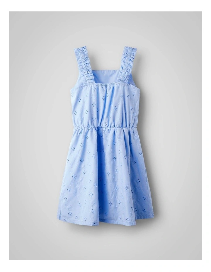 Violeta Floral Dress in Blue image 2