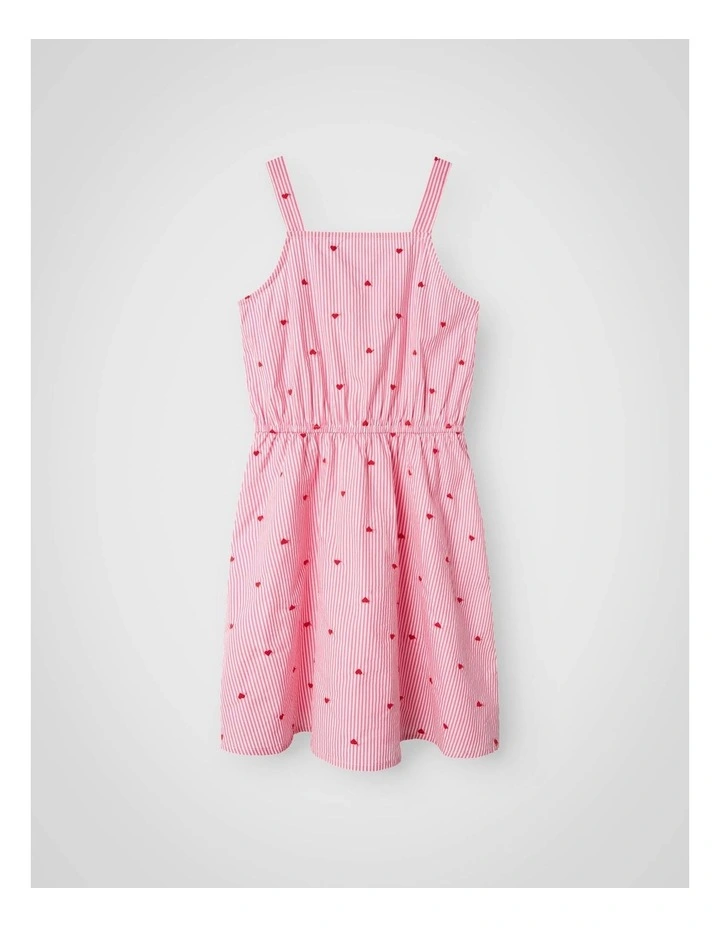 Faheart Strap Dress in Carmine Rose Heart image 1