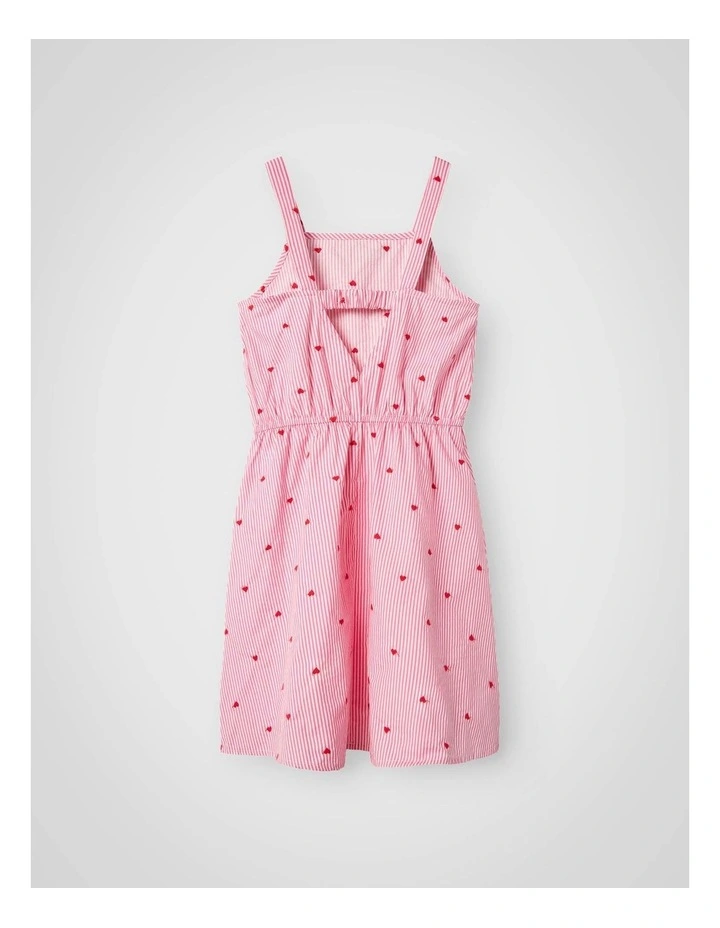 Faheart Strap Dress in Carmine Rose Heart image 2
