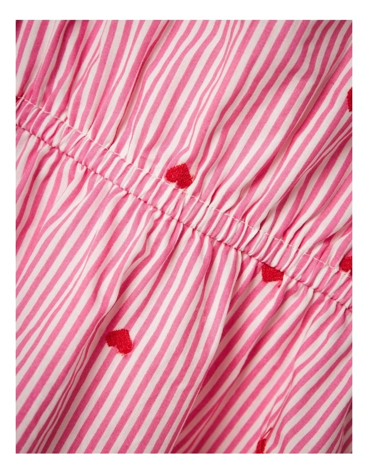 Faheart Strap Dress in Carmine Rose Heart image 3