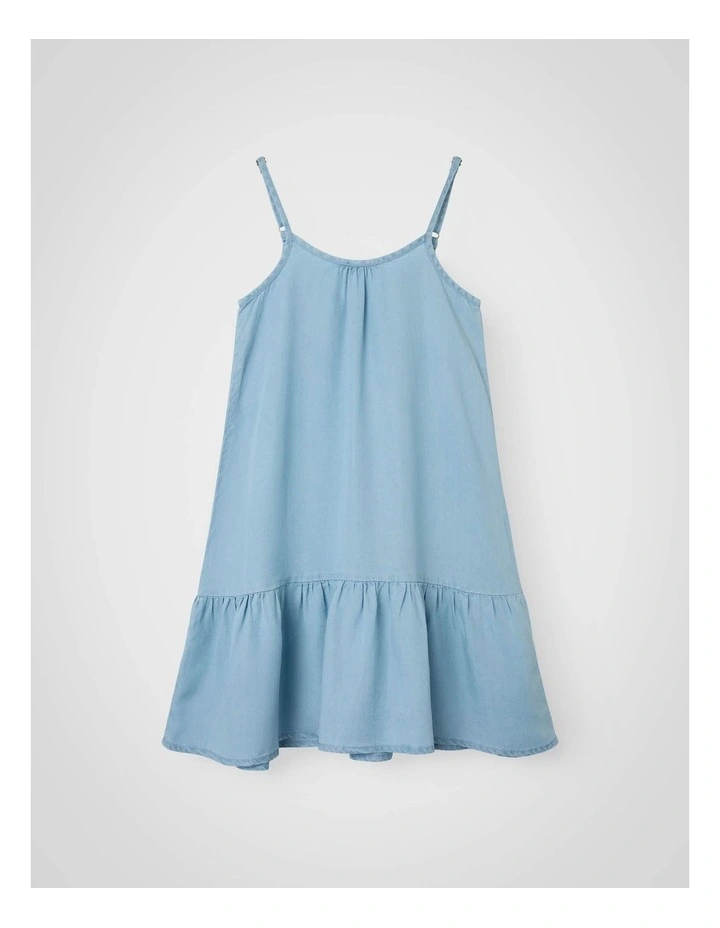 Malia Denim Dress in Blue image 1