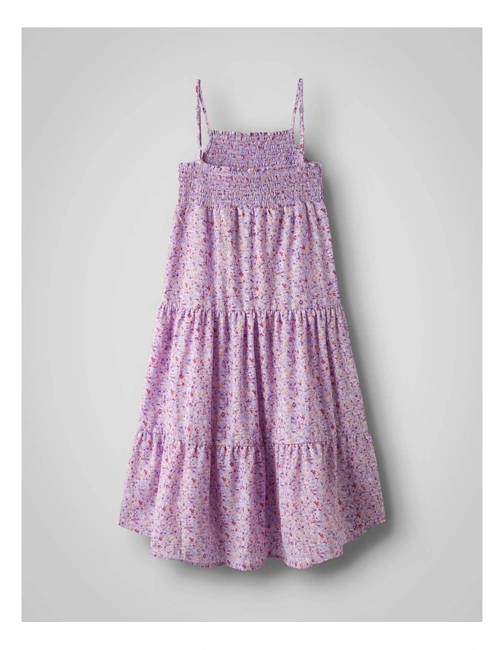 Vinaya Printed Maxi Dress in Purple image 2