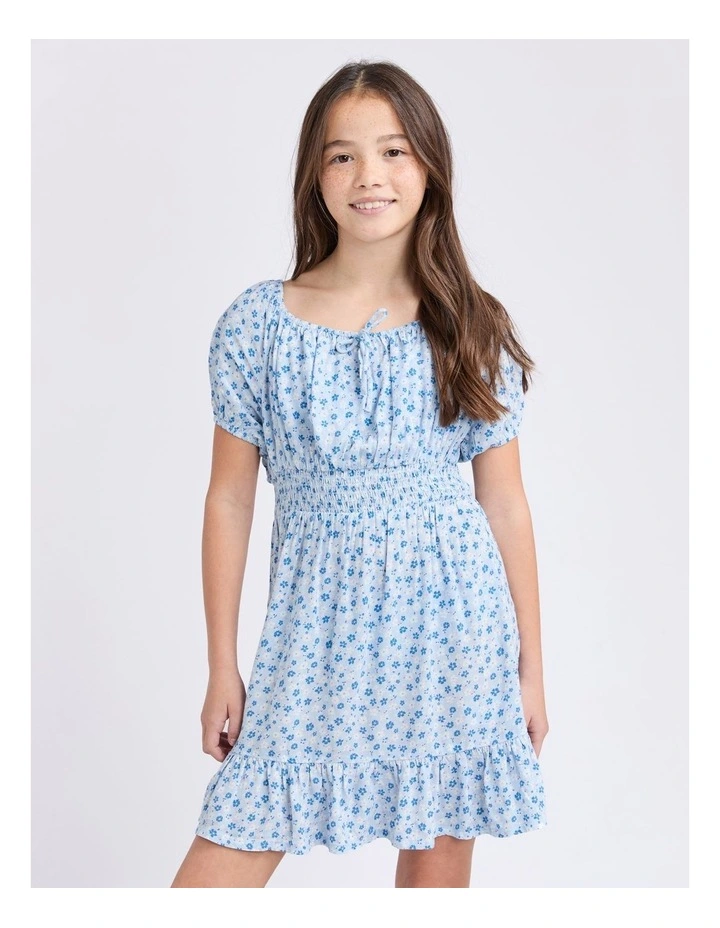 Maude Mini Dress (8 - 16 Years) in Print image 1