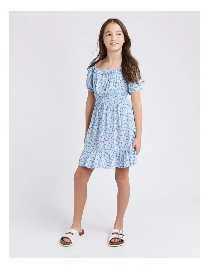 Maude Mini Dress (8 - 16 Years) in Print image 5