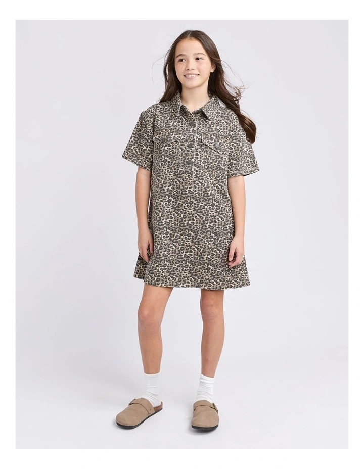Holly Leopard Dress (8 - 16 Years) in Print image 3