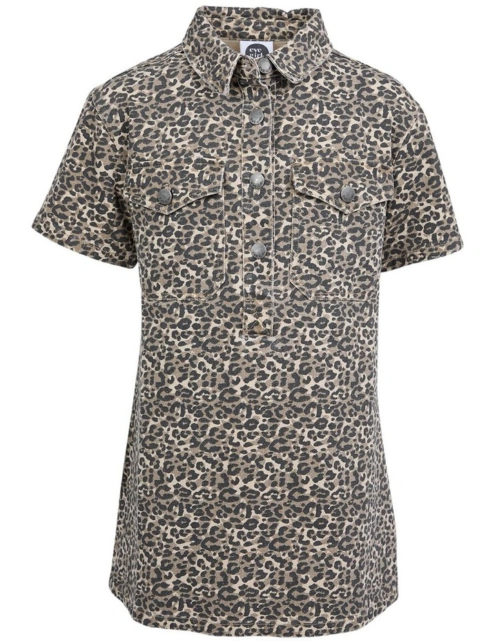 Holly Leopard Dress (8 - 16 Years) in Print image 5