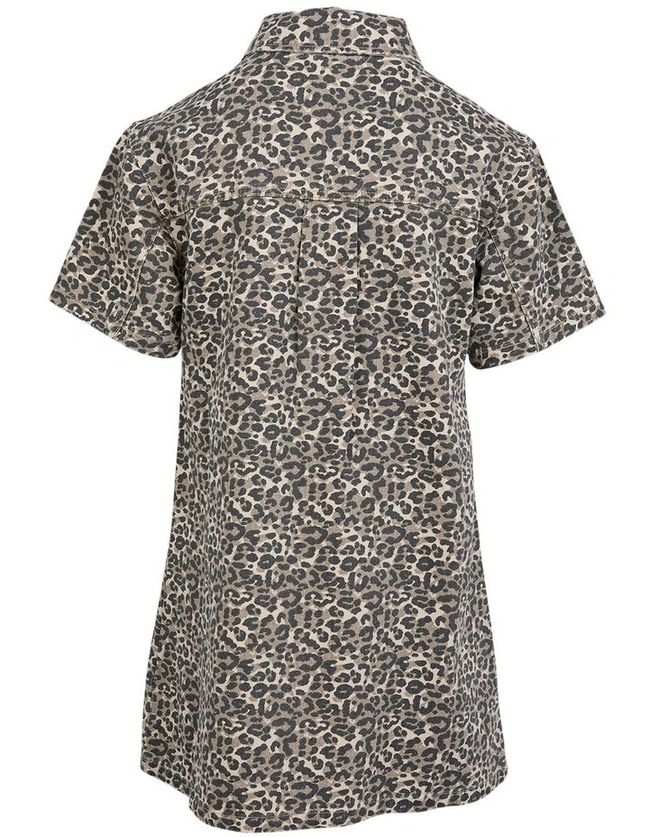 Holly Leopard Dress (8 - 16 Years) in Print image 6