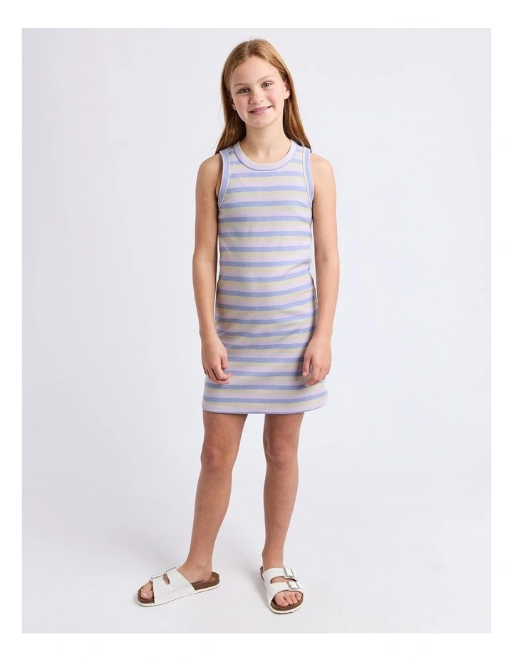 Callie Rib Tank Dress (8 - 16 Years) in Purple image 3