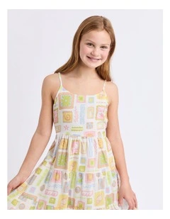 Matisse Tiered Mini Dress (8-16 Years) in Print