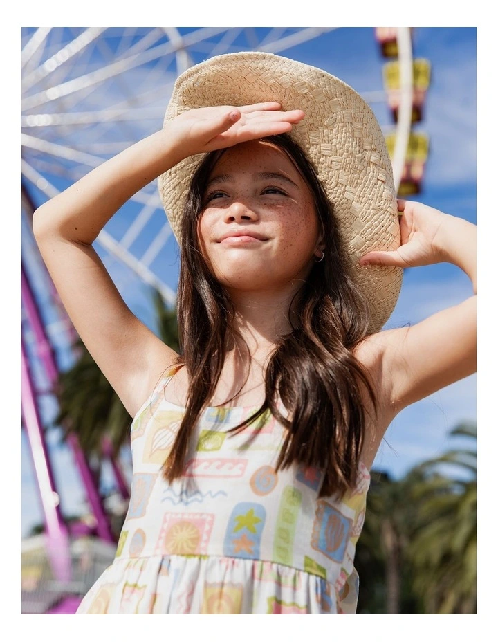 Matisse Tiered Mini Dress (8-16 Years) in Print image 2