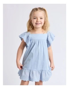 Maisie Dress (3-7 Years) in Light Blue