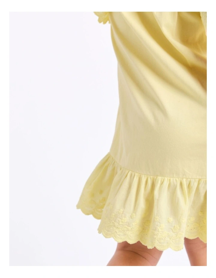 Maisie Dress (3-7 Years) in Lemon image 4