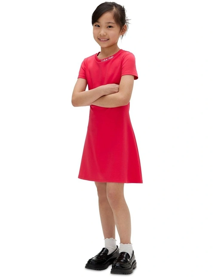 A-line Punto Dress in Red image 1