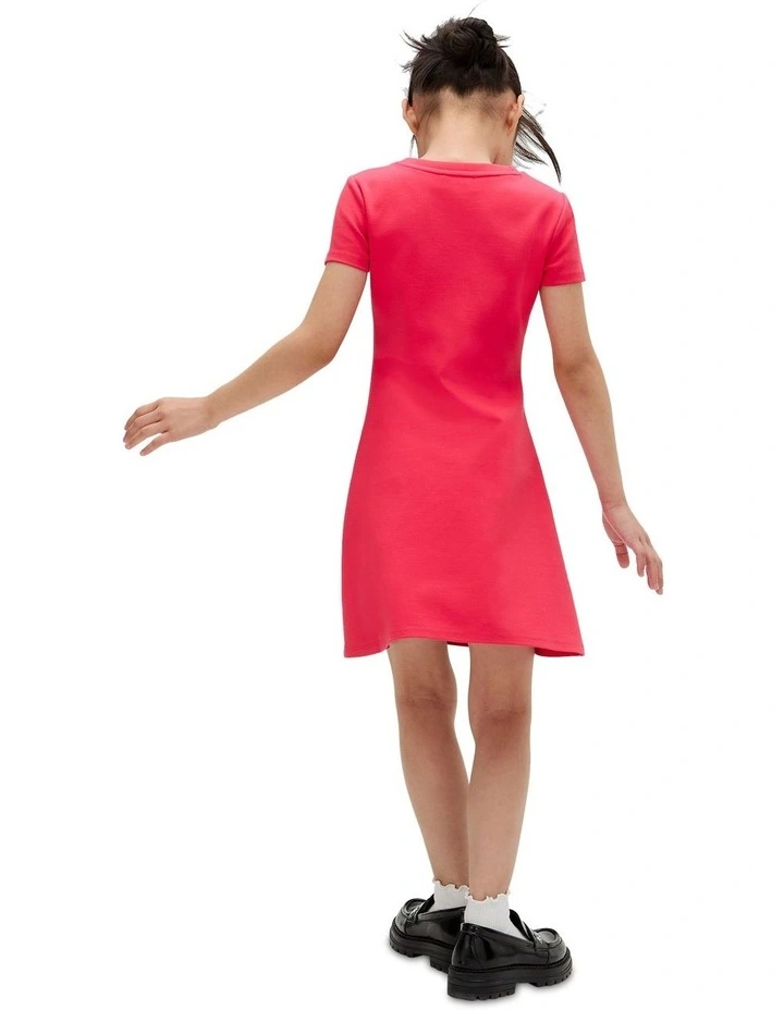 A-line Punto Dress in Red image 2