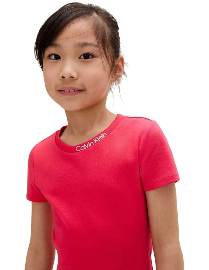 A-line Punto Dress in Red image 3