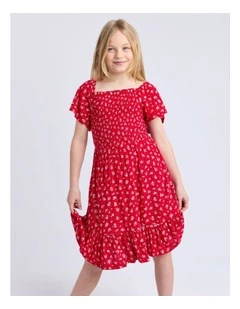 Poppy Dress (8 - 16 Years) in Red