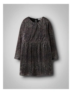 Risaring Long Sleeve Dress in Brown