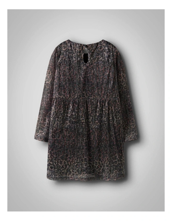 Risaring Long Sleeve Dress in Brown image 2