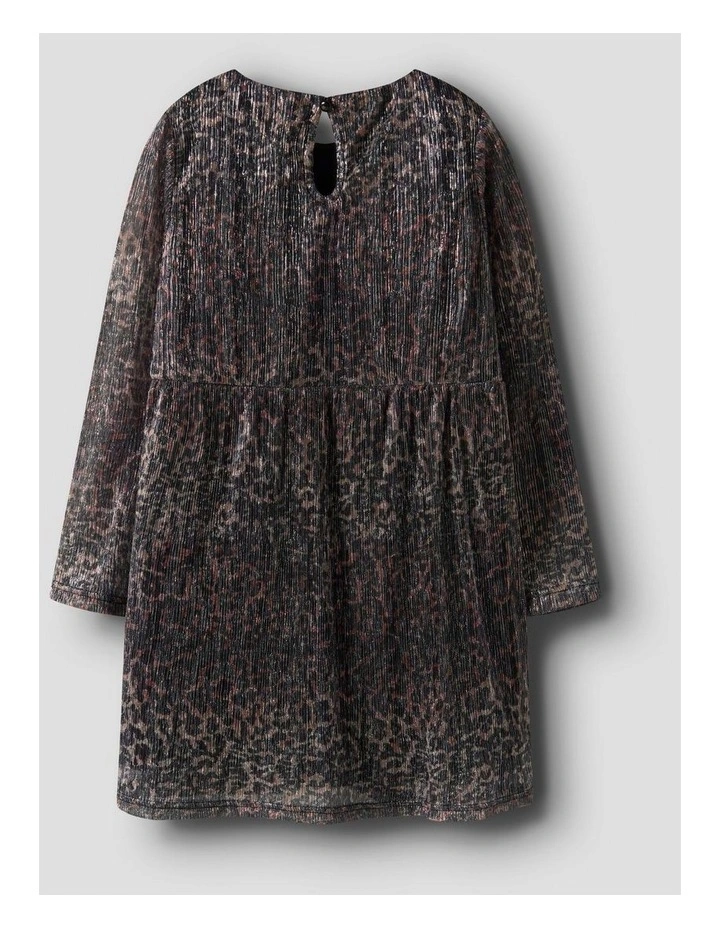 Risaring Long Sleeve Dress in Brown image 2